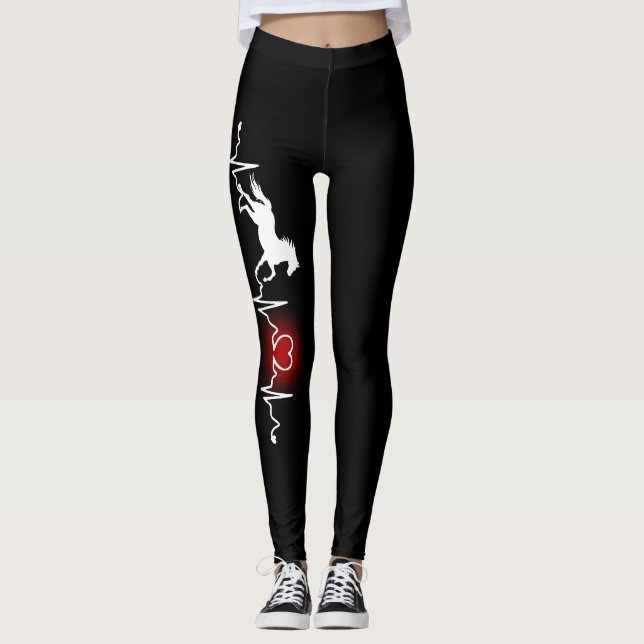 Cheval Legging pour des filles d'amant de maman de (Devant)