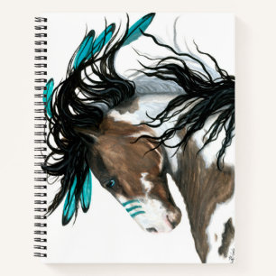 Cheval Majestic par Bihrle Carnet Spiral de 8,5 x