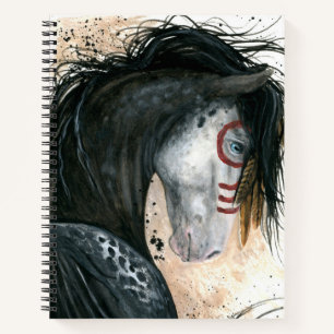 Cheval Majestic par Bihrle Carnet Spiral de 8,5 x