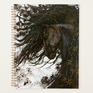 Cheval Majestic par Bihrle Planificateur 8,5 x 11 
