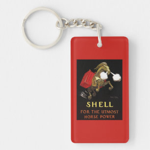 Cheval mécanique avec Shell Oil