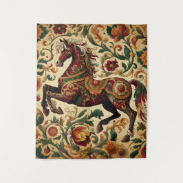 Cheval Moyen Style Tapisserie