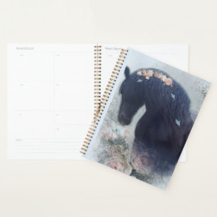 Cheval Noir Cheval Friesen - Calendrier, Planifica