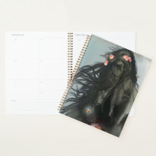 Cheval Noir Cheval Friesen - Calendrier, Planifica