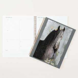 Cheval Noir Cheval Friesen - Calendrier, Planifica