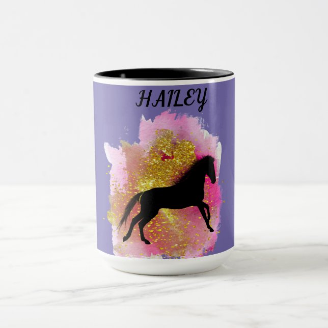 CHEVAL NOIR SPARKLING PERSONNALISÉ COMBO MUG (Centre)