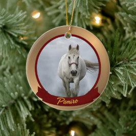 Cheval personnalisé Ornement animal de compagnie N