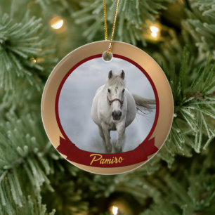 Cheval personnalisé Ornement animal de compagnie N