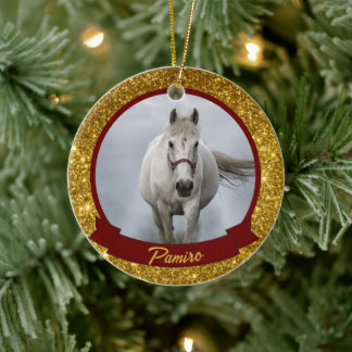 Cheval personnalisé Ornement animal de compagnie N