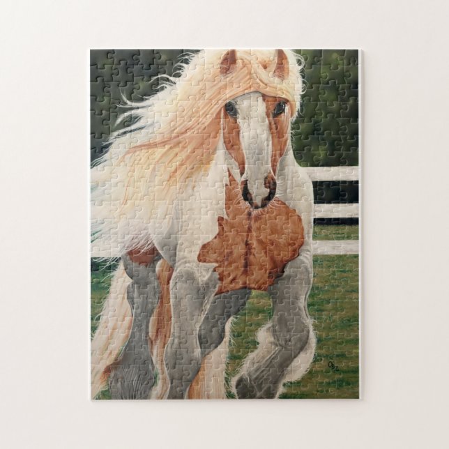 "Cheval Sauvage" Puzzle (Vertical)