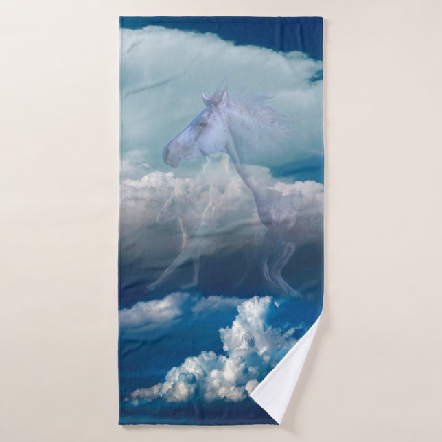 Cheval Spirit SKY RIDERS (Serviette de bain)