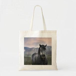 Cheval Stallion gris Sac fourre-tout réutilisable