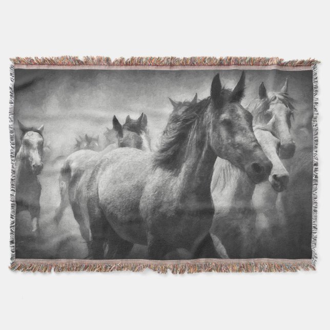 Cheval Stampede Jetez la couverture (Devant)