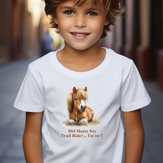 Cheval T-shirt Toddler personnalisé (Créateur téléchargé)