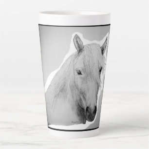 Cheval, tasse de café