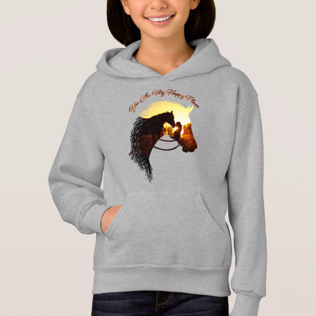 Cheval Tu Es Mon Endroit Heureux Cheval Lover Femm (Devant)