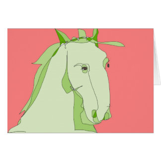 Cheval vert