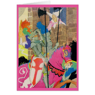 chevalier médiéval à cheval