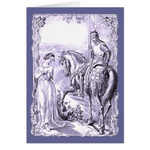 Chevalier médiéval et Dame