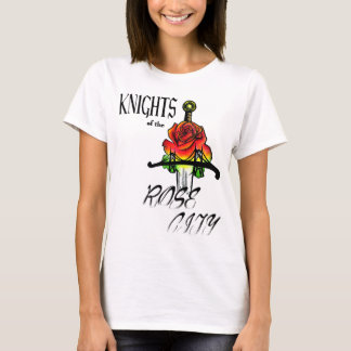 Chevaliers du T-shirt des femmes de ville de rose
