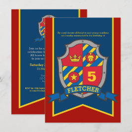 Chevaliers invitations médiévaux et jeunes filles