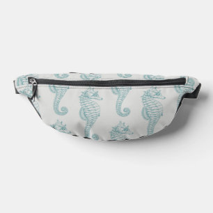 Chevaux de mer tropicaux, Motif hippocampe - gris 