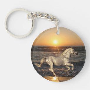 Chevaux d'imaginaire : Coucher du soleil