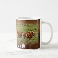 Chevaux sauvages - Liberté citation Mug