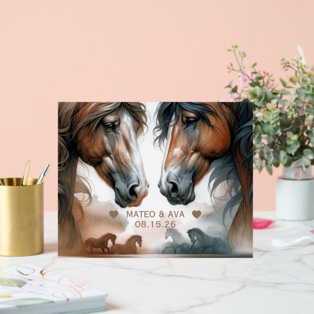 Chevaux spéciaux Mariage Brown (Mariage)