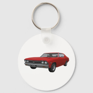 Chevelle 1968 SS: Rotes Ende Schlüsselanhänger