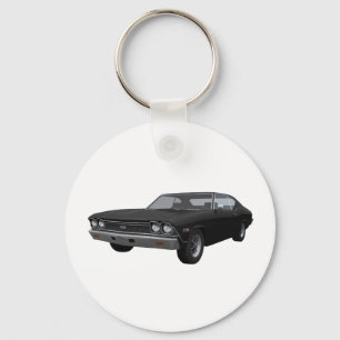 Chevelle 1968 SS: Schwarzes Ende Schlüsselanhänger
