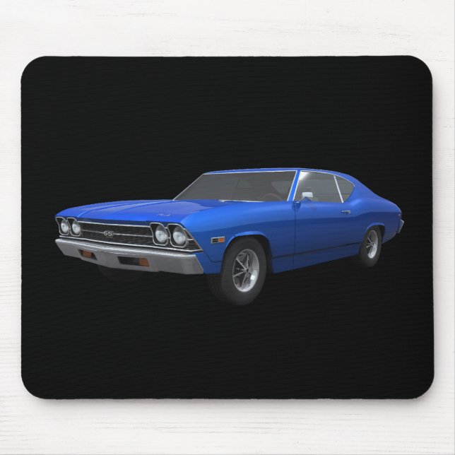 Chevelle 1969 SS: Blaues Ende: Mousepad (Vorne)