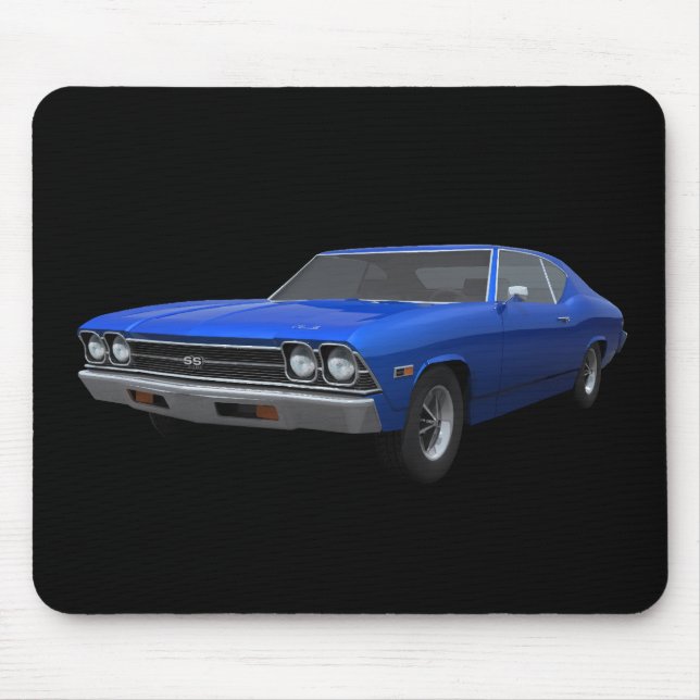 Chevelle 1969 SS: Blaues Ende: Mousepad (Vorne)
