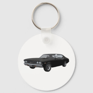 Chevelle 1969 SS: Schwarzes Ende Schlüsselanhänger