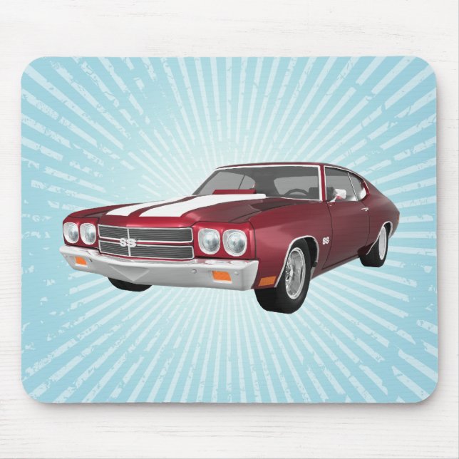 Chevelle 1970 SS: Süßigkeit Apple beenden: Mousepad (Vorne)