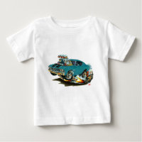 Chevelle Aquamarin-Schwarzes Auto 1968-69
