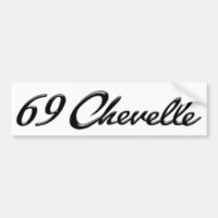 Chevelle Autoaufkleber 1969