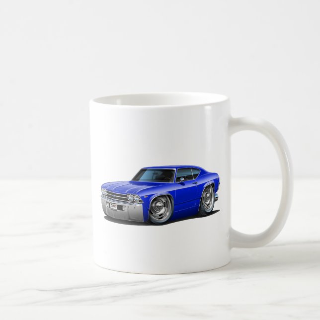 Chevelle Blau-Auto 1968-69 Kaffeetasse (Rechts)