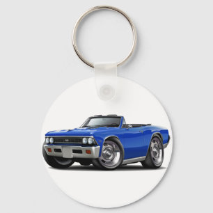 Chevelle blaues Kabriolett 1966 Schlüsselanhänger