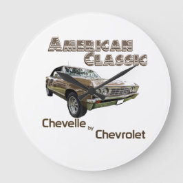Chevelle by Chevrolet 1967 Große Wanduhr