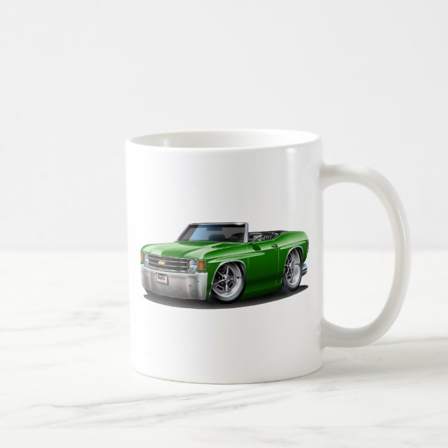 Chevelle grünes Kabriolett 1971-72 Kaffeetasse (Rechts)