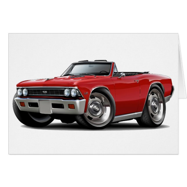 Chevelle Red Convertible 1966 (Devant horizontal)
