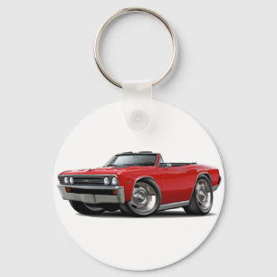 Chevelle rotes Kabriolett 1967 Schlüsselanhänger