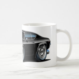 Chevelle schwarzes Auto 1968-69 Kaffeetasse