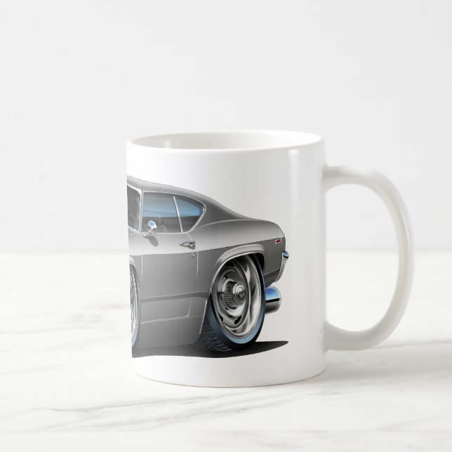 Chevelle silbernes Auto 1968-69 Kaffeetasse (Rechts)