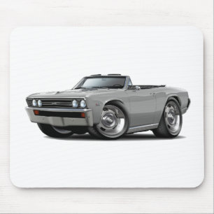 Chevelle silbernes Kabriolett 1967 Mousepad