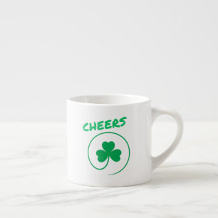 Chever Clover Kleeblatt Irish Green St Patricks Da Espressotasse