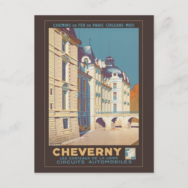 Cheverny Postkarte (Vorderseite)