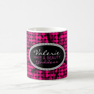 Cheveux de roses indien et tasse faits sur