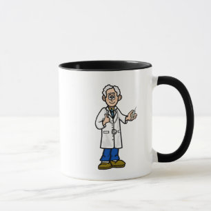 Cheveux gris plus âgé Homme médecin Mug